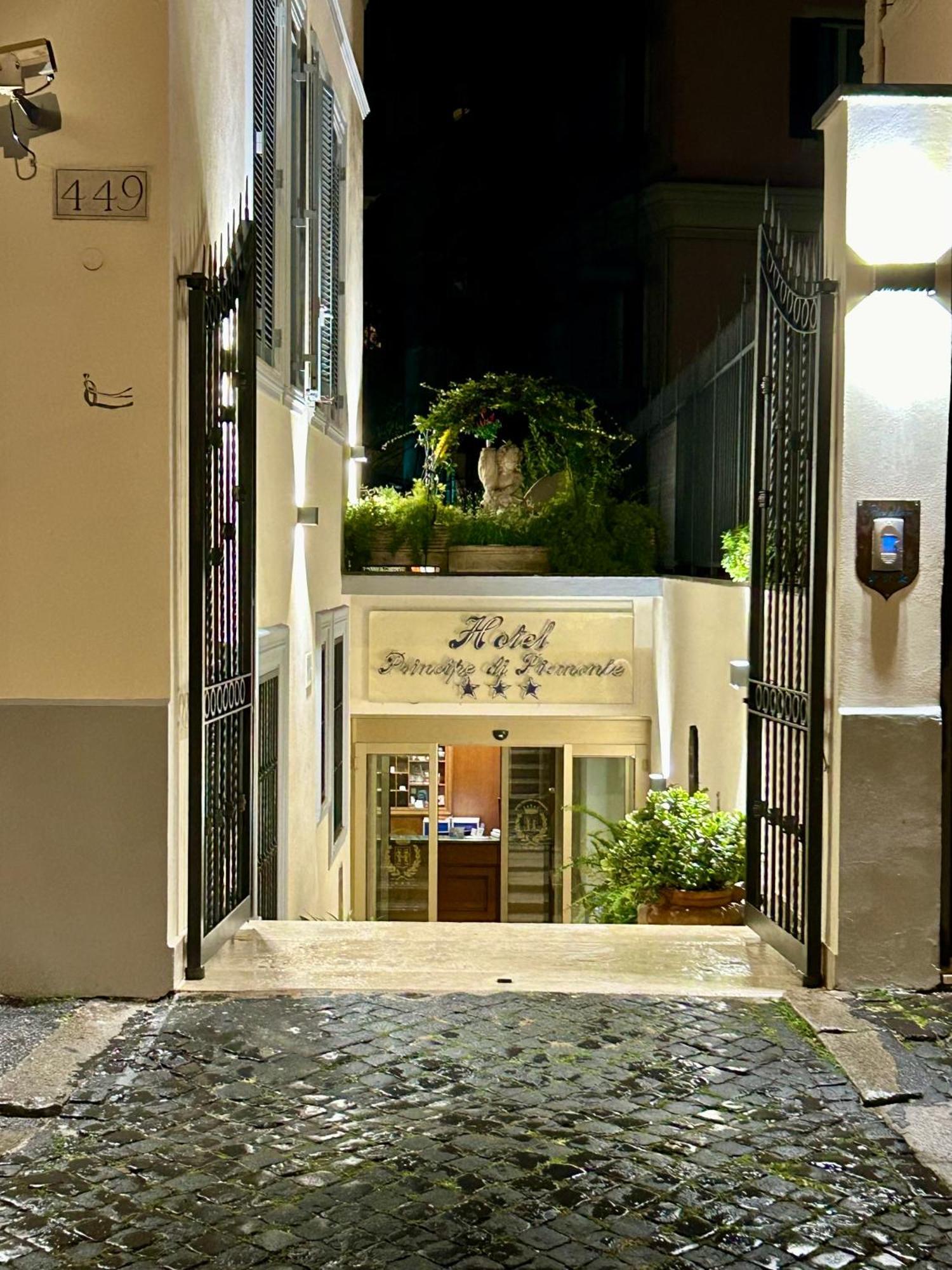 Hotel Principe Di Piemonte Рим Экстерьер фото